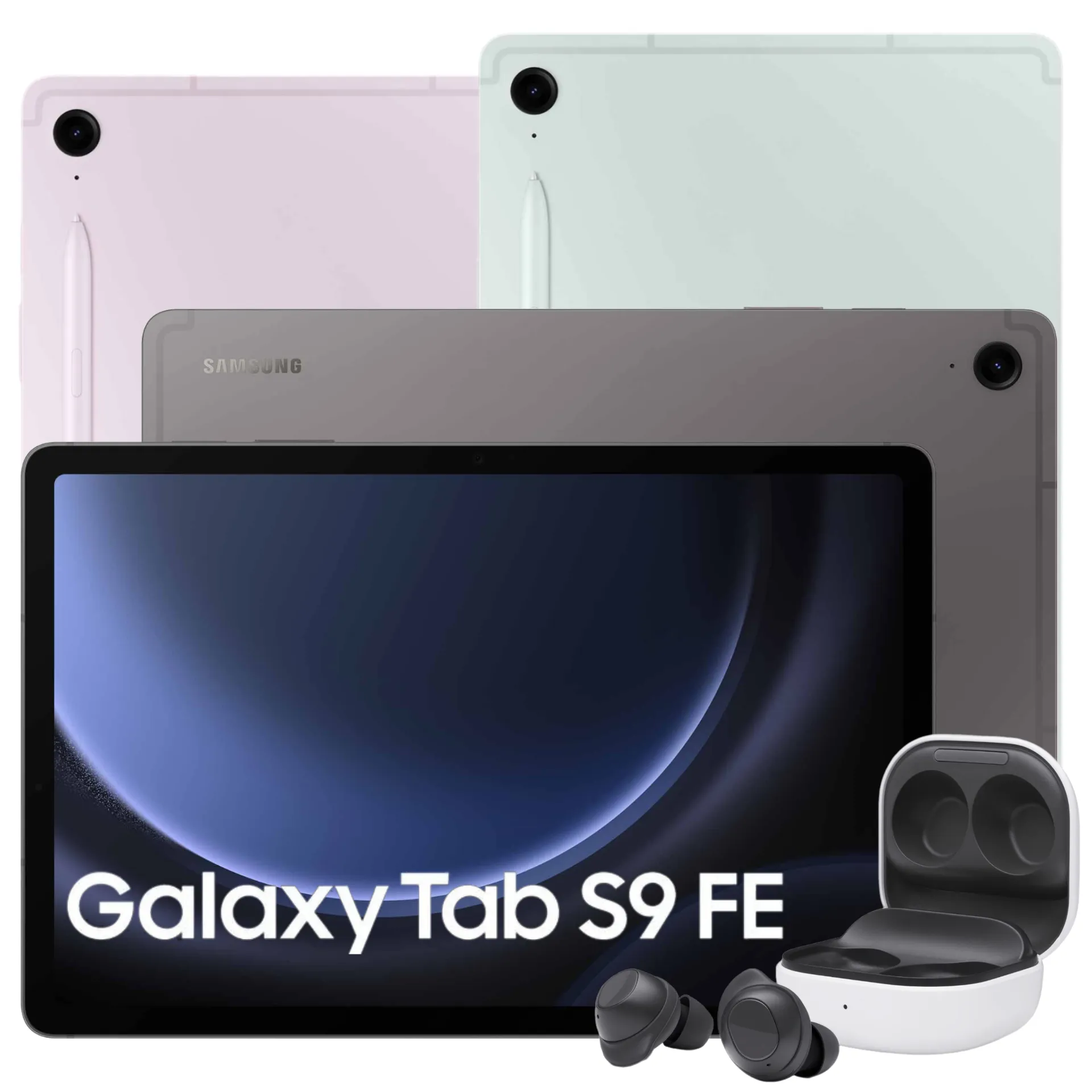[Estudantes] Tablet Samsung Galaxy Tab S9 Fe 128gb Com Caneta S Pen E Capa + Fone Buds Fe